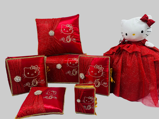 Quinceañera hello kitty set
