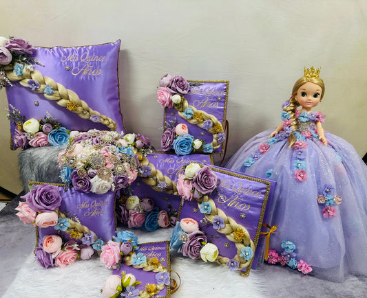 Quinceañera Rapunzell set