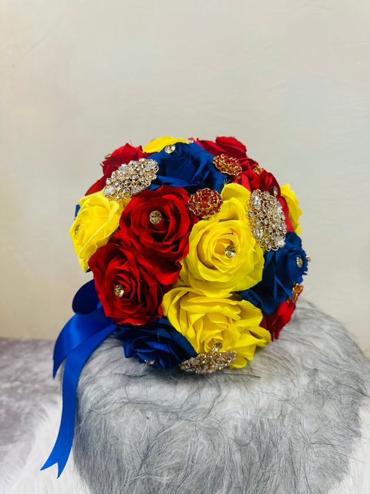 Quinceañera flower bouquet