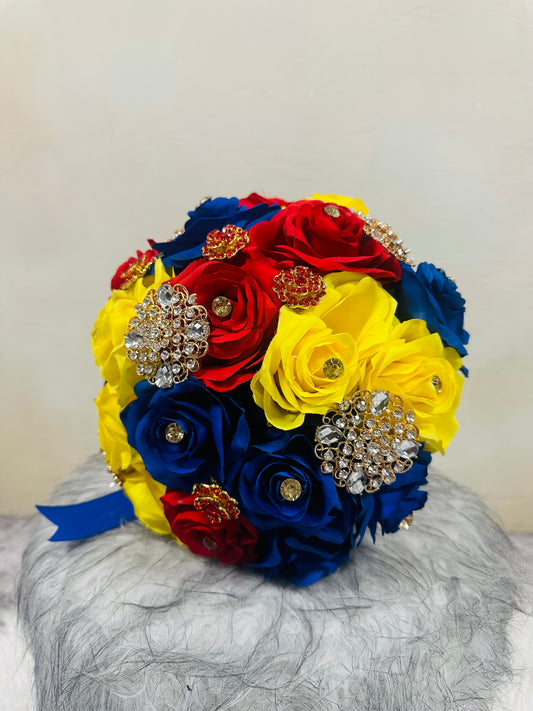 Quinceañera flower bouquet