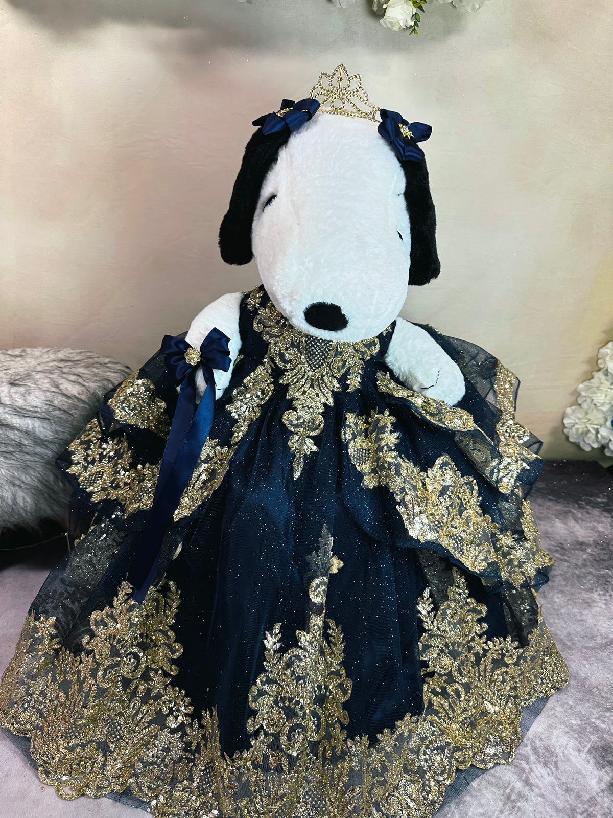 Snoopy custom quinceañera bear