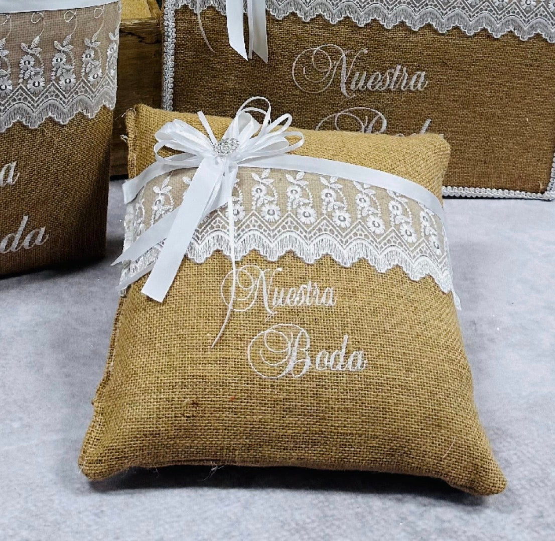Wedding burlap set