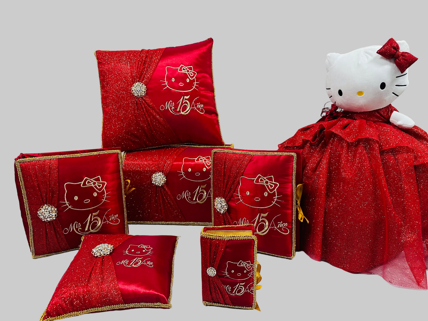 Quinceañera hello kitty set