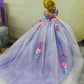 Princess quinceañera Rapunzel last doll