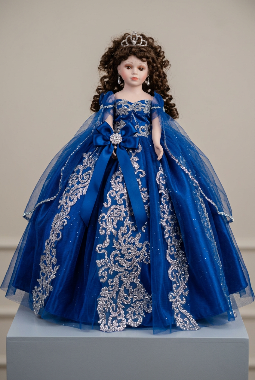 Custom quinceañera Ceramic Doll