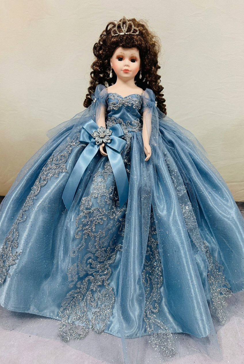 Custom quinceañera Ceramic Doll