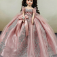 Custom quinceañera Ceramic Doll