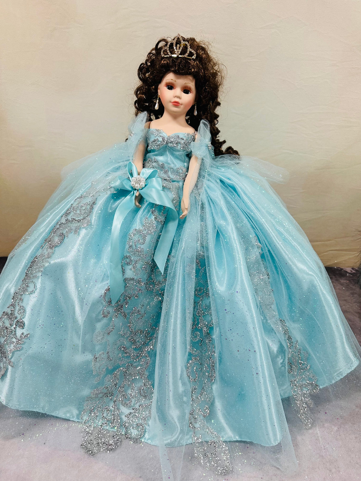 Custom quinceañera Ceramic Doll