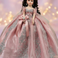 Custom quinceañera Ceramic Doll