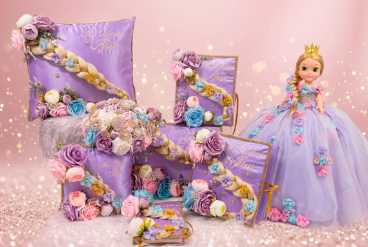 Quinceañera Rapunzell set