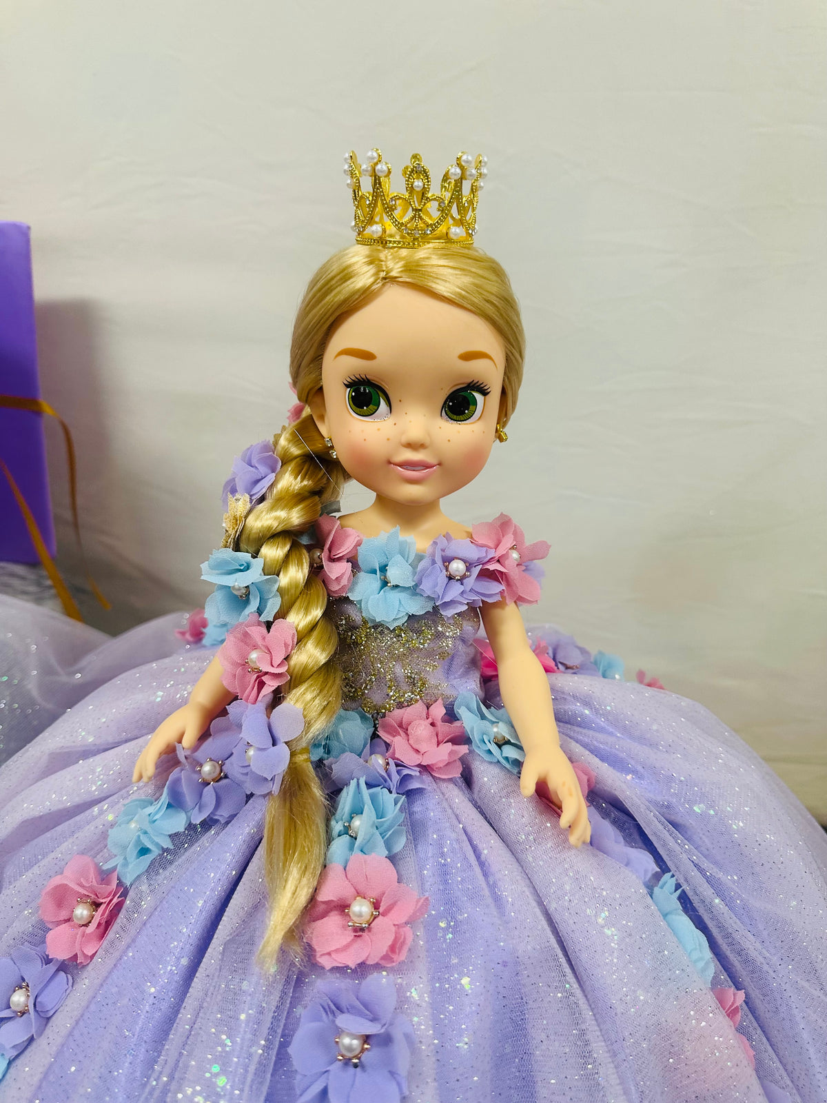 Princess quinceañera Rapunzel last doll