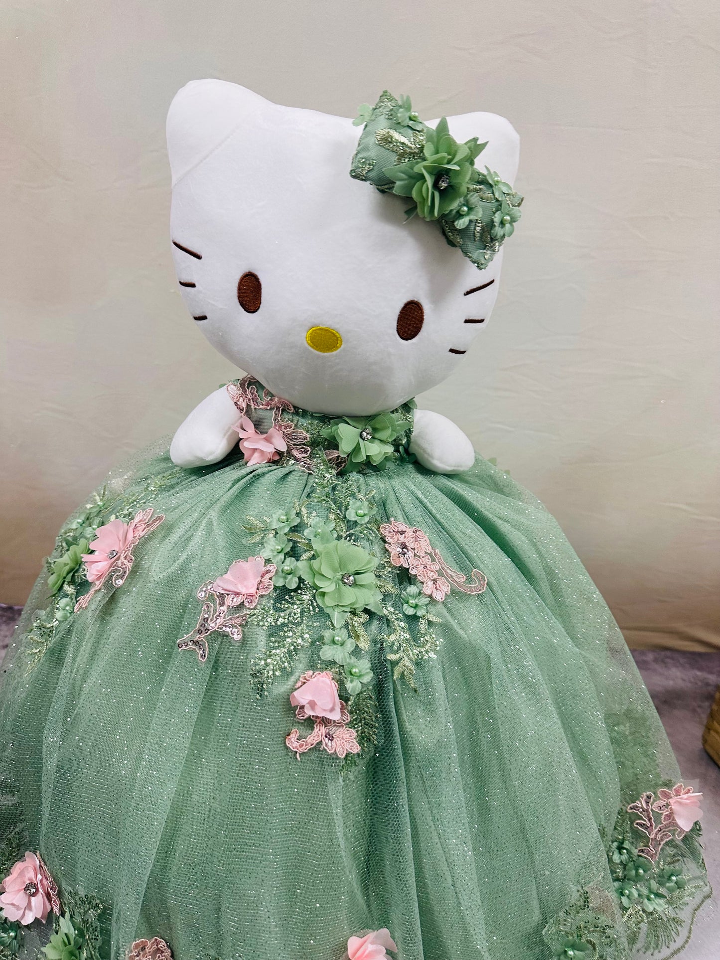 hello kitty lace dress LCW Kids Hello Kitty Lace-trimmed Dress For Girls - S6MS58Z1-FDN