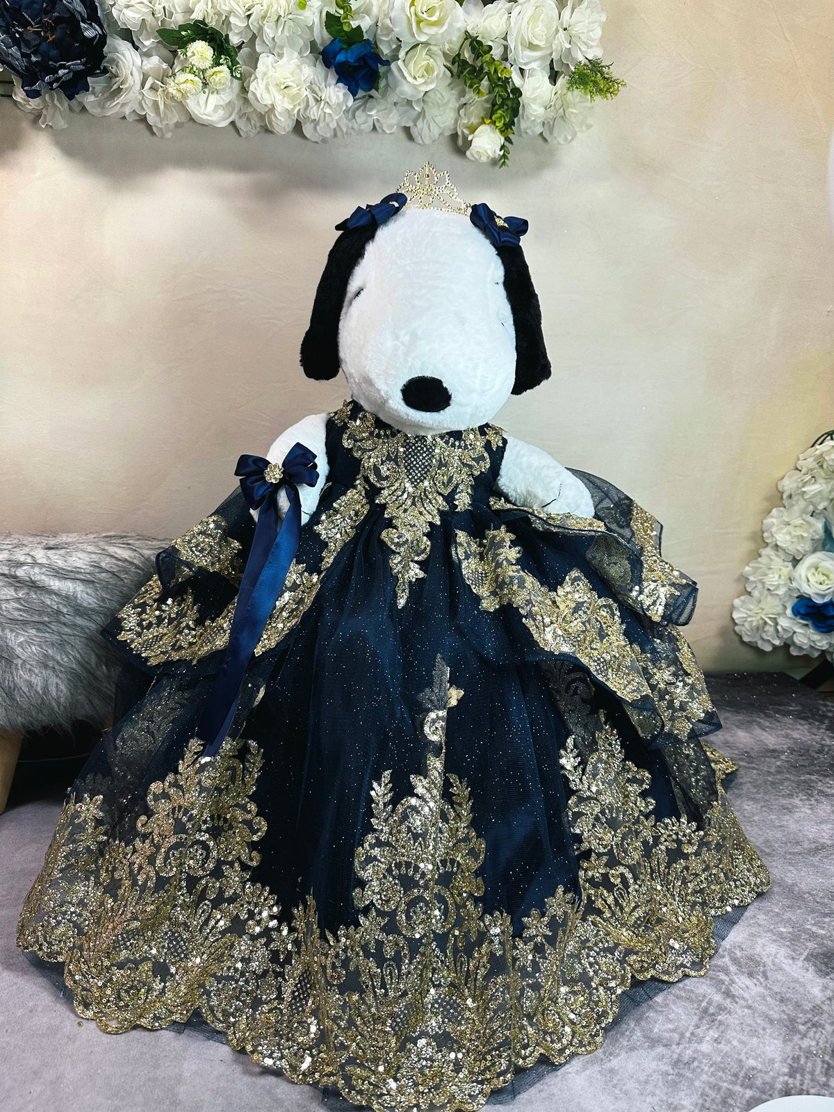Snoopy custom quinceañera bear