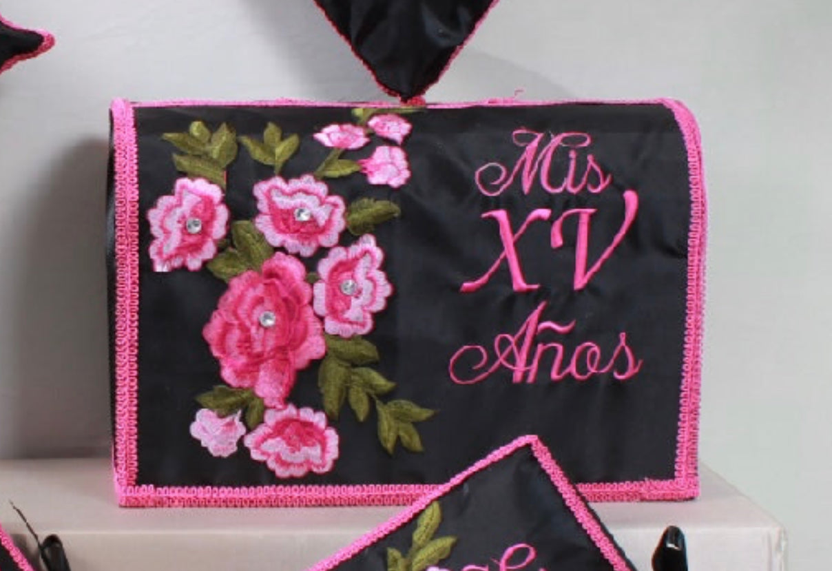Quinceañera charro pillow set