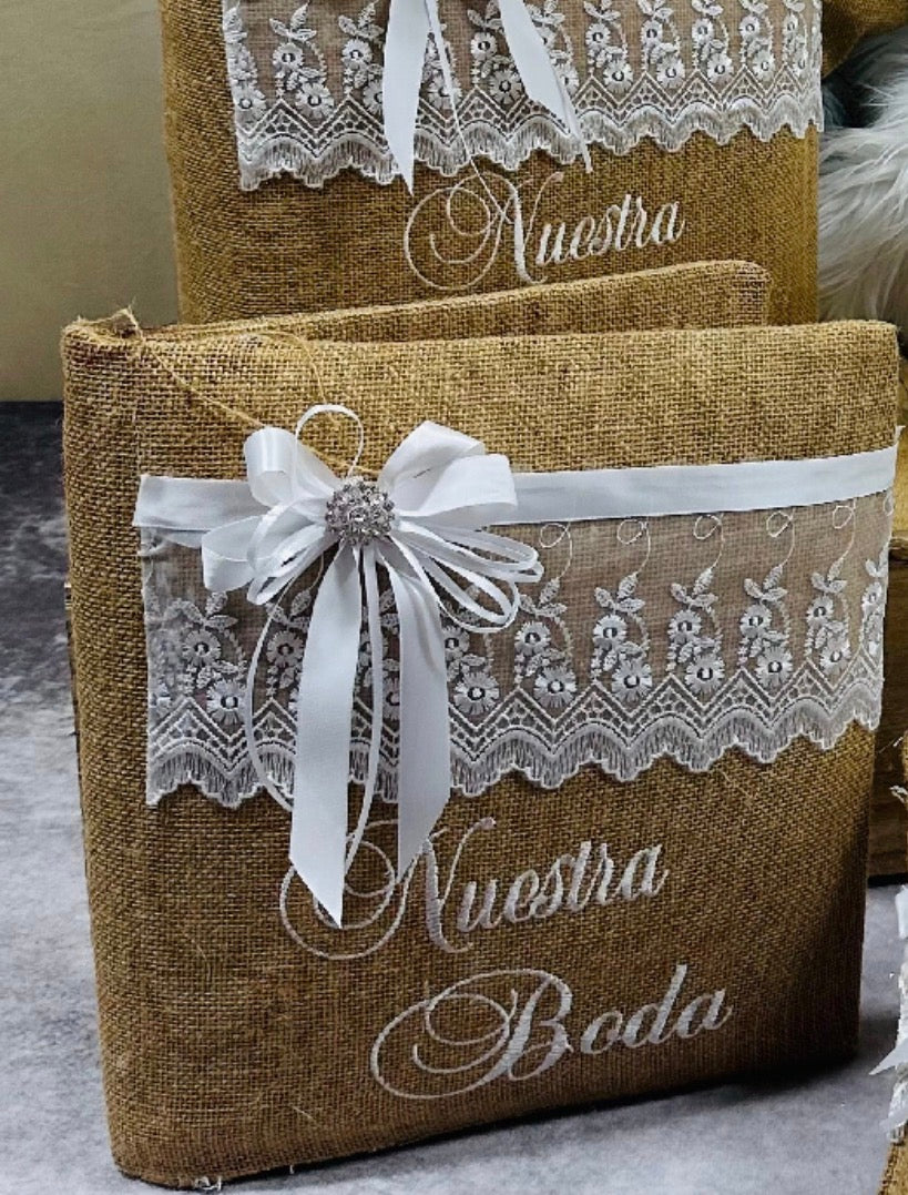 Wedding burlap set