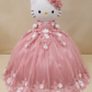 Custom quinceañera hello kitty