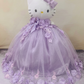 Custom quinceañera hello kitty