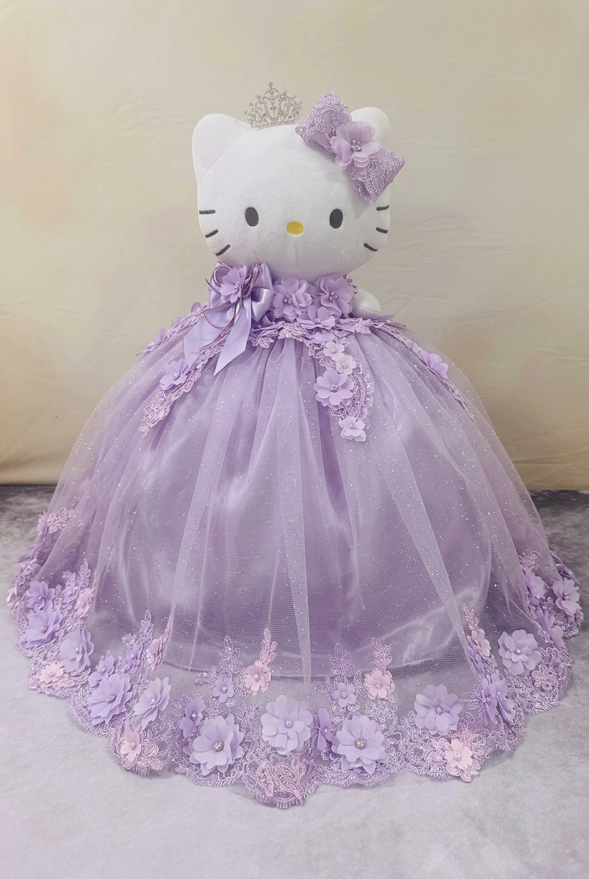 Custom quinceañera hello kitty